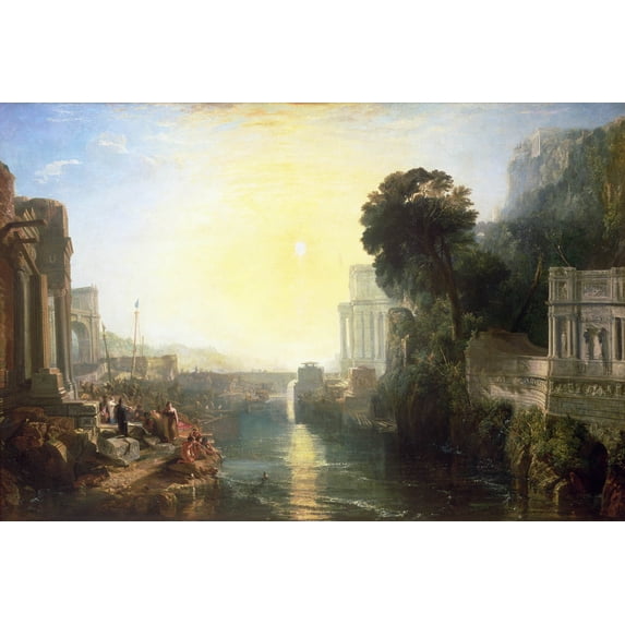 Turner "The Rise of the Carthaginian Empire" (1815) Glossy Poster