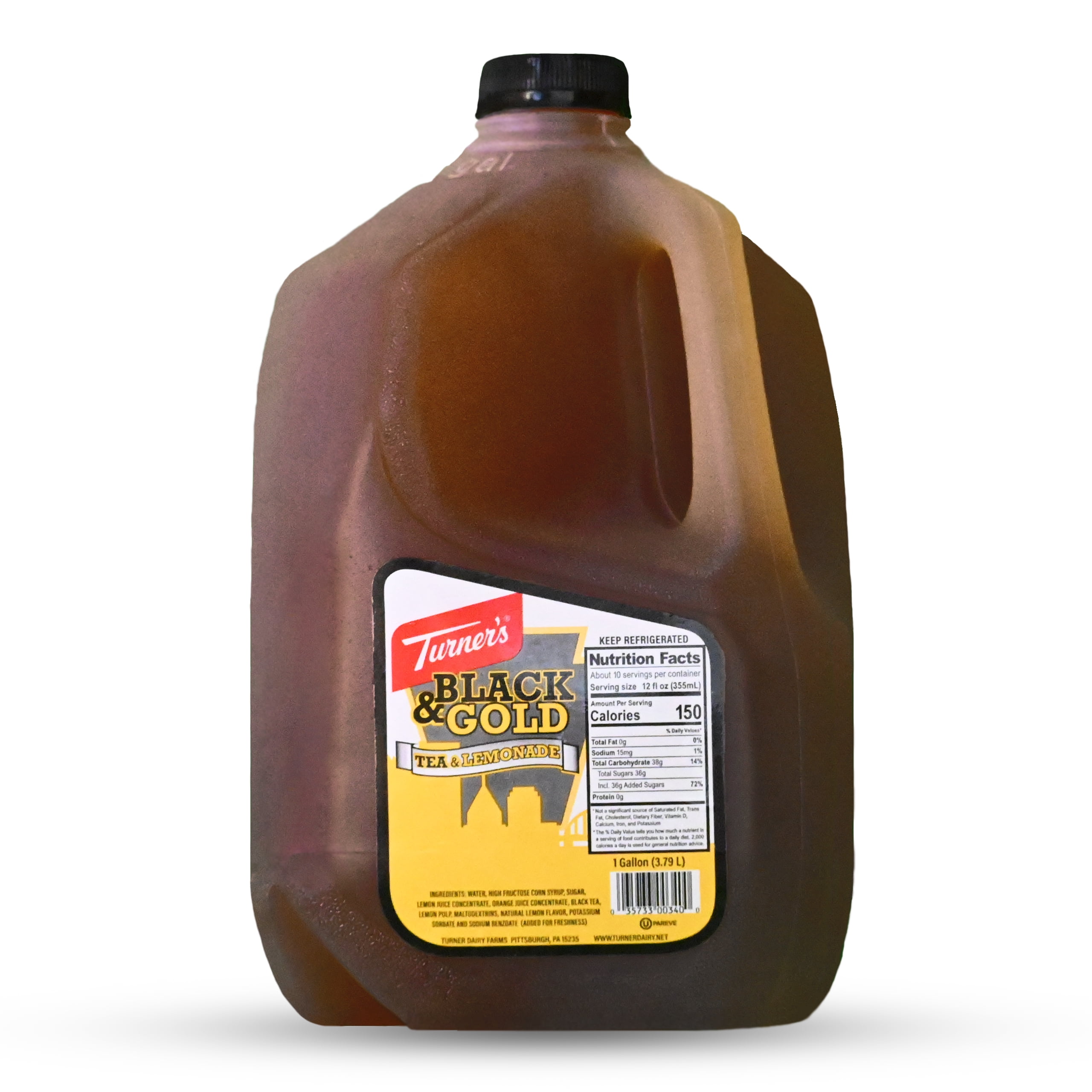 Turner's Black & Gold Tea and Lemonade, 1 Gallon