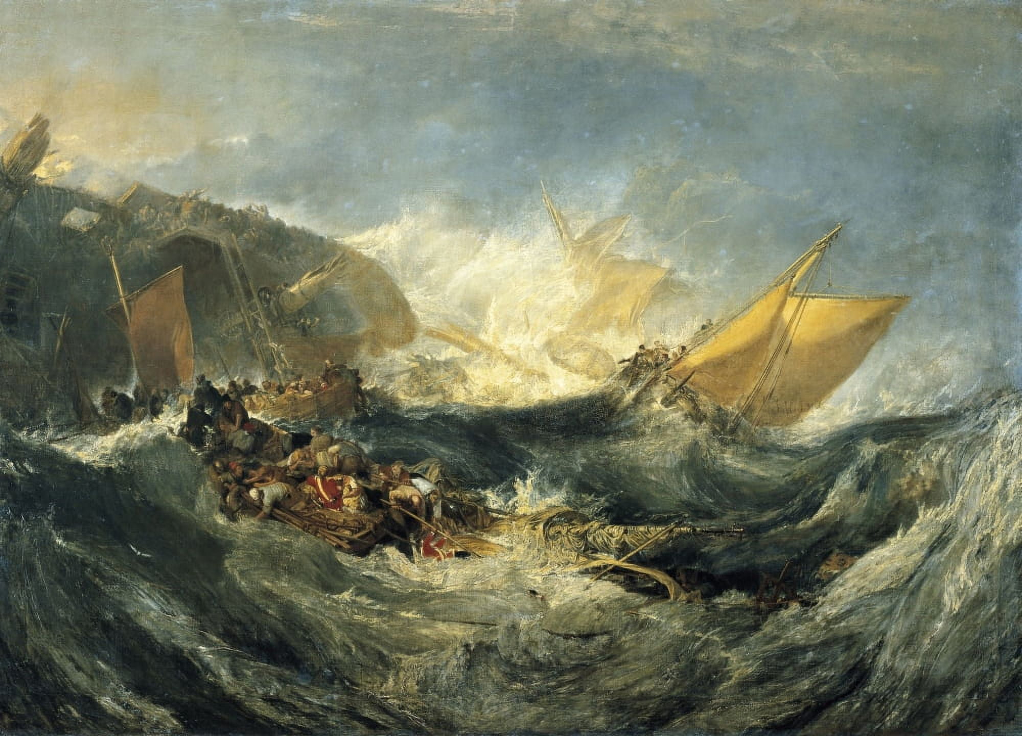 Turnerjoseph Mallord William (1775-1851) Canvas Art - (36 x 24)