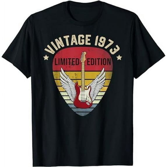 Turning 50 Birthday Decorations Men 50th BDay 1973 Birthday T-Shirt