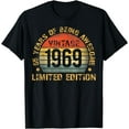 thumbnail image 1 of Turning 55 Birthday Decorations Men 55th BDay 1969 Birthday T-Shirt, 1 of 3