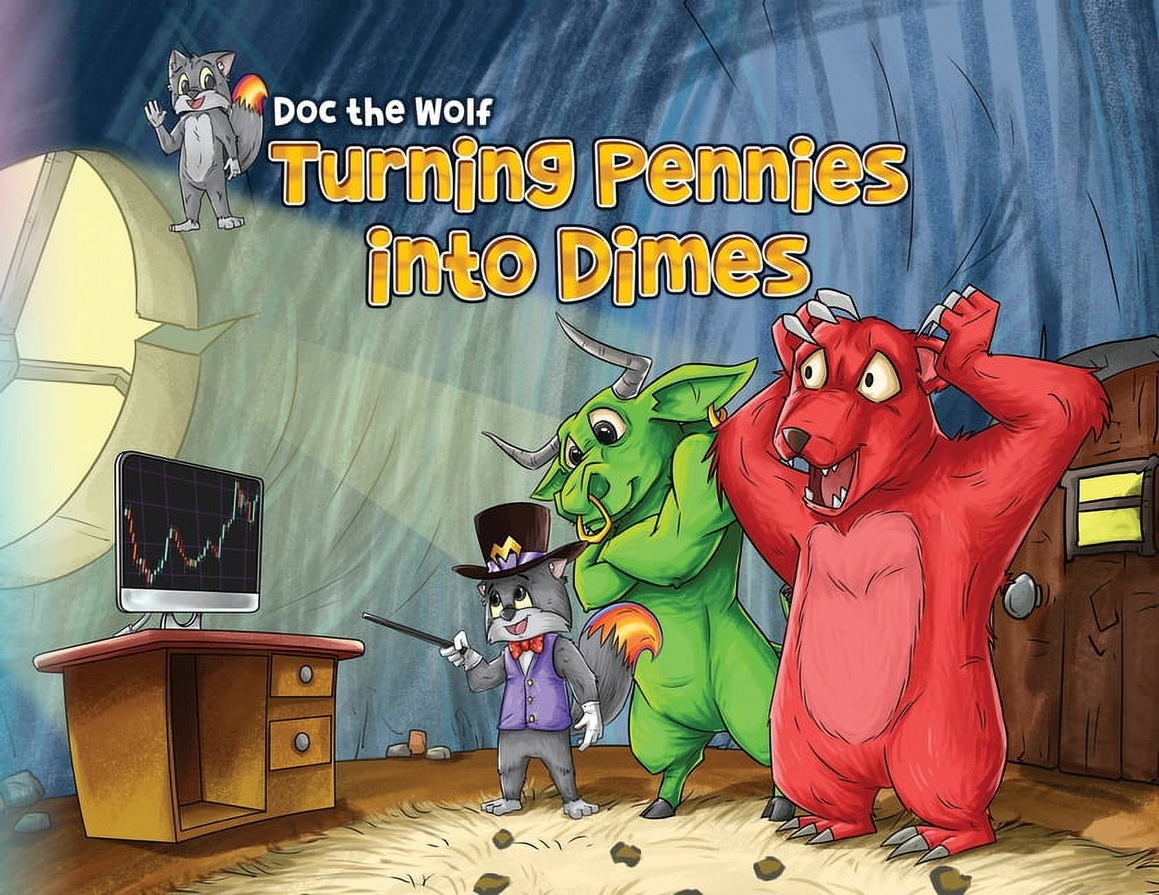 Doc the Wolf Turning Pennies Into Dimes, (Paperback)