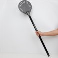 thumbnail image 1 of Turning Pizza Peel 9" Aluminum Round Perforation Pizza Peel with 24Inch Total Length Outdoor Pizza Oven Accessories, 1 of 8