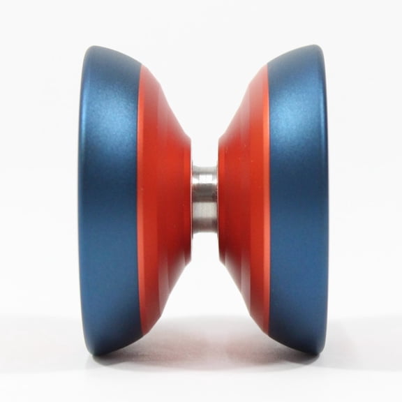 Turning Point Hinemosu Yo-Yo - Bi-Metal - 6061 Aluminum with Titanium Rims - Takeshi Matsuura Signature YoYo (Orange with Blue Rims)