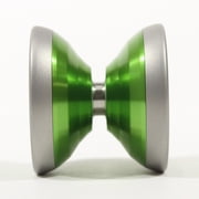 Turning Point MGB Yo-Yo - Bi-Metal - Hiroyasu Ishihara Signature YoYo Green with Blasted Silver Rims