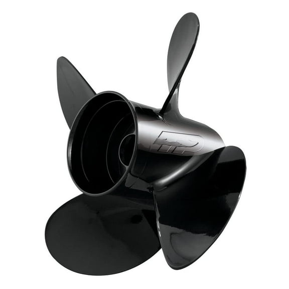 Turning Point Propellers 21501540 Hustler Boat Propeller 15 x 15, 4 Blade Aluminum Left-Hand Rotation