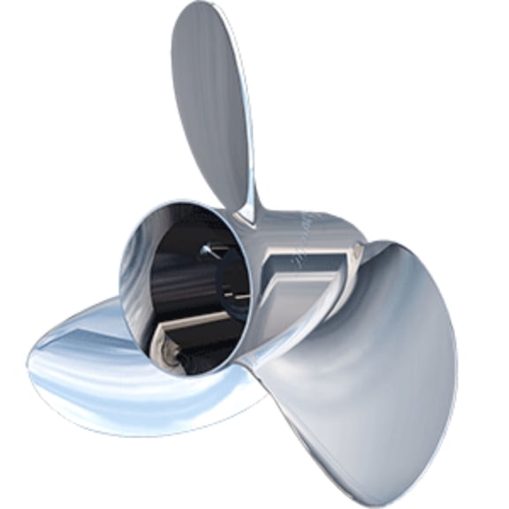 15" Black and Silver Functional Turning Point Express 3-Blade Propeller 15.6 x 21