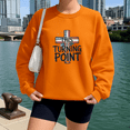 thumbnail image 1 of Turning Point Quote Inspirational Thoughtful Message Vintage Text Sweatshirt, up to Size 5XL, 1 of 2