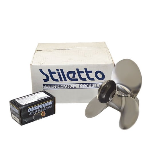 Turning Point Star 3.5 Boat Propeller C802209 | RH 12" x 9" Pitch SS