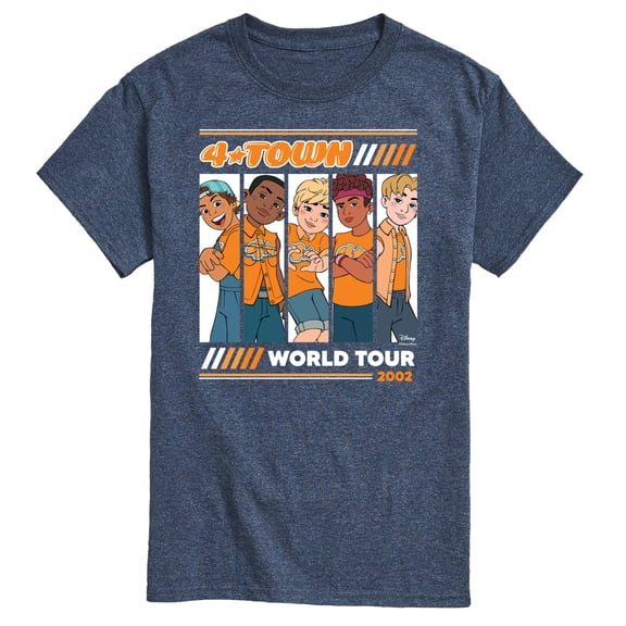 Turning Red - 4 Town 2002 Tour - Men's Short Sleeve Graphic T-Shirt