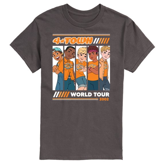 Turning Red - 4 Town 2002 Tour - Men's Short Sleeve Graphic T-Shirt