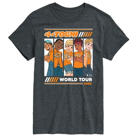 Turning Red - 4 Town 2002 Tour - Men's Short Sleeve Graphic T-Shirt