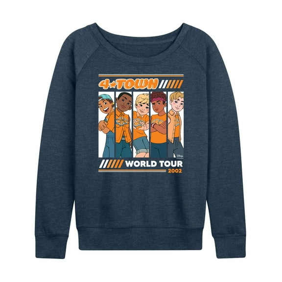 Turning Red - 4 Town 2002 Tour - Women's Lightweight French Terry Long Sleeve Shirt