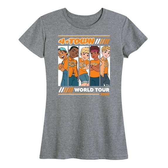 Turning Red - 4 Town 2002 Tour - Women's Short Sleeve Graphic T-Shirt