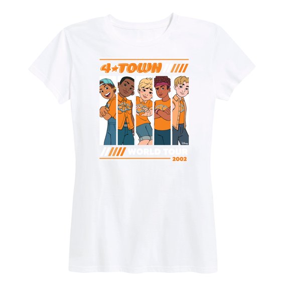 Turning Red - 4 Town 2002 Tour - Women's Short Sleeve Graphic T-Shirt