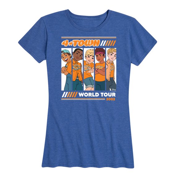 Turning Red - 4 Town 2002 Tour - Women's Short Sleeve Graphic T-Shirt