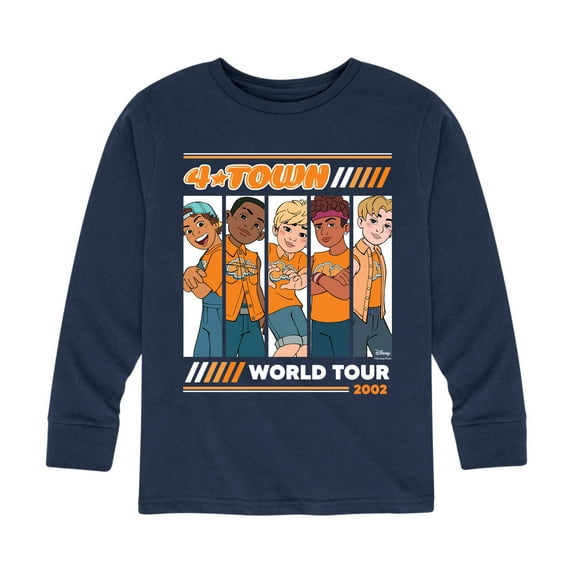 Turning Red - 4 Town 2002 Tour - Youth Long Sleeve Graphic T-Shirt