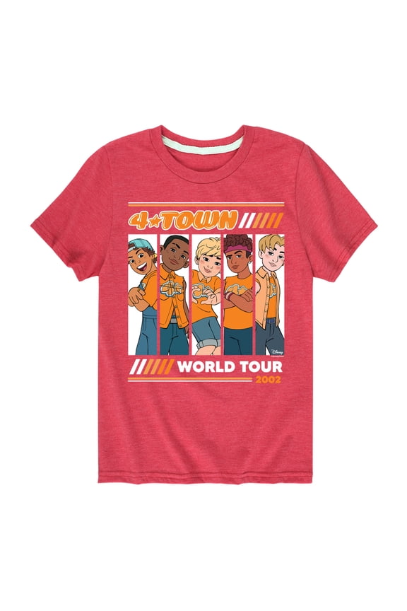 - 4 Town 2002 Tour - Youth Short Sleeve Graphic T-Shirt