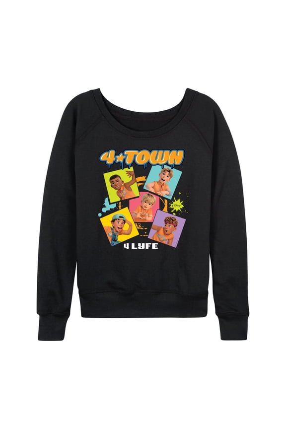- 4 Town 4 Lyfe - Women's Lightweight French Terry Long Sleeve Shirt