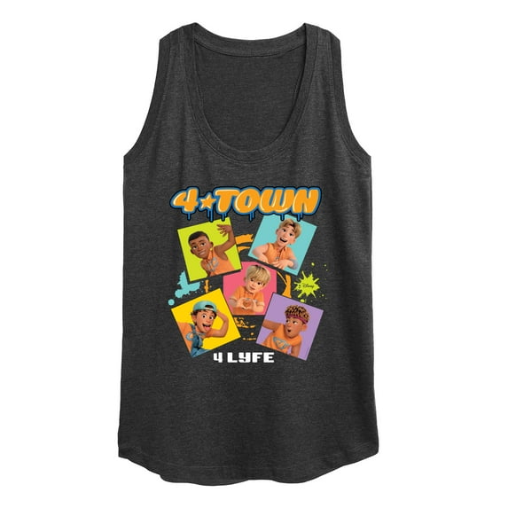 Turning Red - 4 Town 4 Lyfe - Women's Racerback Tank Top