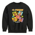thumbnail image 1 of Turning Red - 4 Town 4 Lyfe - Youth Crewneck Fleece Sweatshirt, 1 of 4