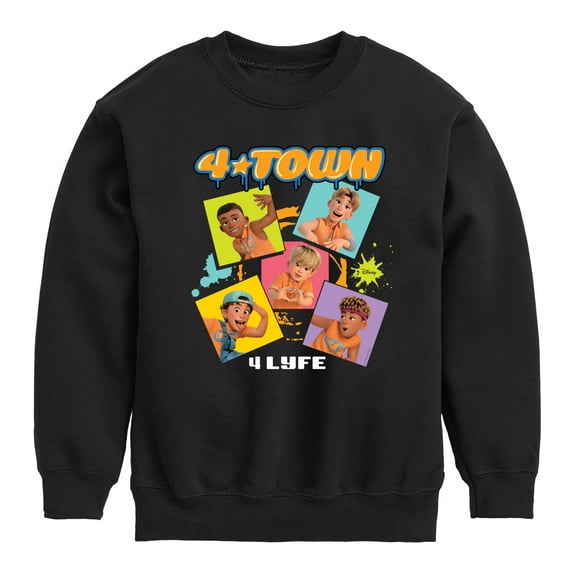 Turning Red - 4 Town 4 Lyfe - Youth Crewneck Fleece Sweatshirt