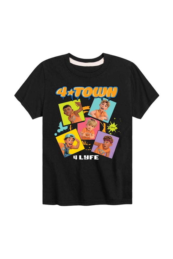 - 4 Town 4 Lyfe - Youth Short Sleeve Graphic T-Shirt