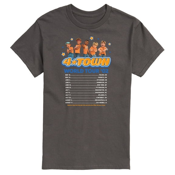 Turning Red - 4 Town World Tour - Men's Short Sleeve Graphic T-Shirt