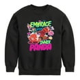 thumbnail image 1 of Turning Red - Embrace Your Inner Panda - Youth Crewneck Fleece Sweatshirt, 1 of 4