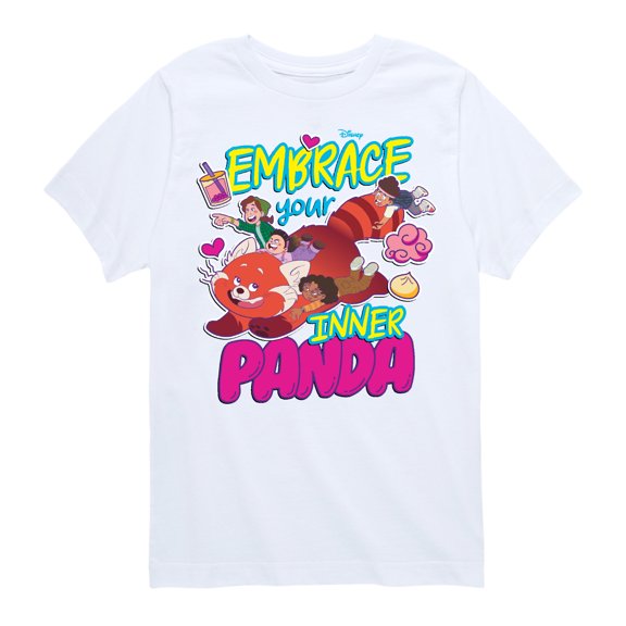 Turning Red - Embrace Your Inner Panda - Youth Short Sleeve Graphic T-Shirt
