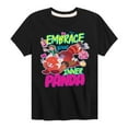 thumbnail image 1 of Turning Red - Embrace Your Inner Panda - Youth Short Sleeve Graphic T-Shirt, 1 of 4