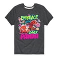 thumbnail image 1 of Turning Red - Embrace Your Inner Panda - Youth Short Sleeve Graphic T-Shirt, 1 of 4