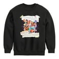 thumbnail image 1 of Turning Red - Friends Family Happy Place - Youth Crewneck Fleece Sweatshirt, 1 of 4