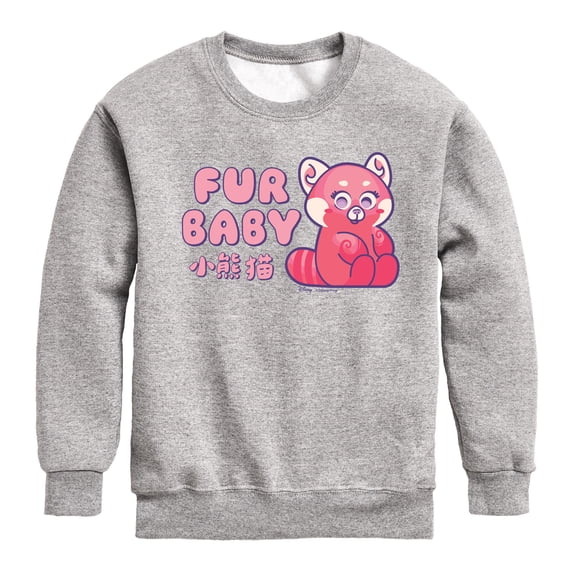 Turning Red - Fur Baby - Youth Crewneck Fleece Sweatshirt