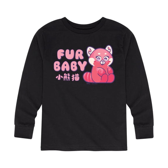 Turning Red - Fur Baby - Youth Long Sleeve Graphic T-Shirt