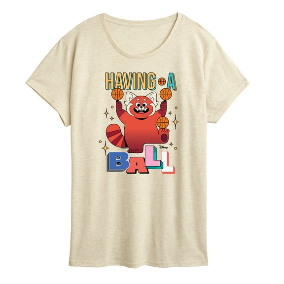 Turning Red - Having A Ball - Women's Short Sleeve Graphic T-Shirts