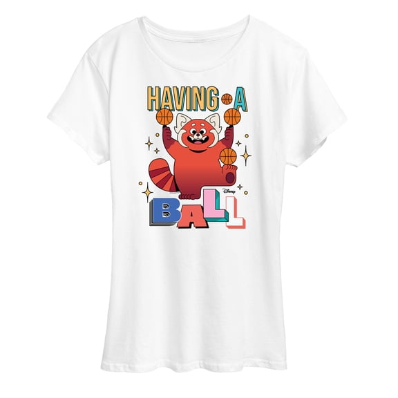 Turning Red - Having A Ball - Women's Short Sleeve Graphic T-Shirts