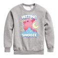thumbnail image 1 of Turning Red - Hitting Snooze - Youth Crewneck Fleece Sweatshirt, 1 of 4