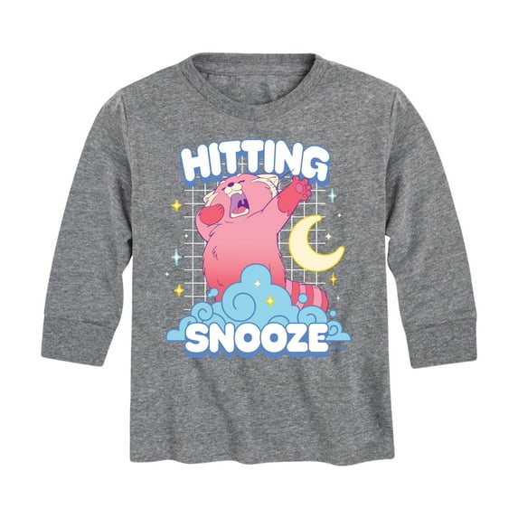 Turning Red - Hitting Snooze - Youth Long Sleeve Graphic T-Shirt