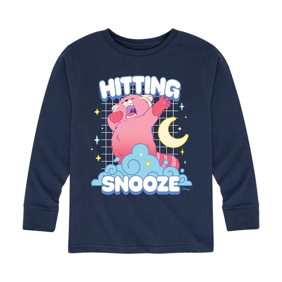 Turning Red - Hitting Snooze - Youth Long Sleeve Graphic T-Shirt