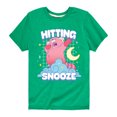 thumbnail image 1 of Turning Red - Hitting Snooze - Youth Short Sleeve Graphic T-Shirt, 1 of 4