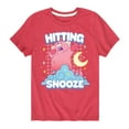 thumbnail image 1 of Turning Red - Hitting Snooze - Youth Short Sleeve Graphic T-Shirt, 1 of 4