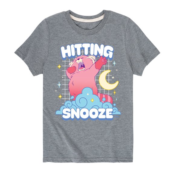 Turning Red - Hitting Snooze - Youth Short Sleeve Graphic T-Shirt