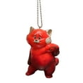 thumbnail image 1 of Turning Red Mei Dancing Red Panda Keychain Dangler PVC Figure Figurine Charm New, 1 of 1