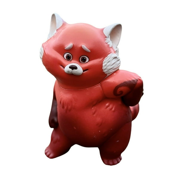 Turning Red Mei Sassy Red Panda Cake Topper 4 PVC Figure Figurine Detailed New
