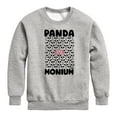 thumbnail image 1 of Turning Red - Panda Monium - Youth Crewneck Fleece Sweatshirt, 1 of 4