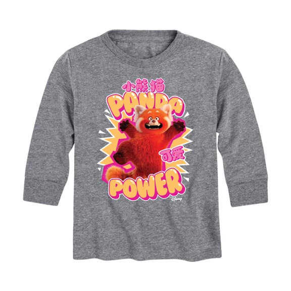 Turning Red - Panda Power - Youth Long Sleeve Graphic T-Shirt
