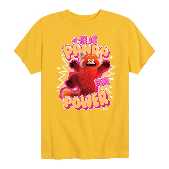 Turning Red - Panda Power - Youth Short Sleeve Graphic T-Shirt