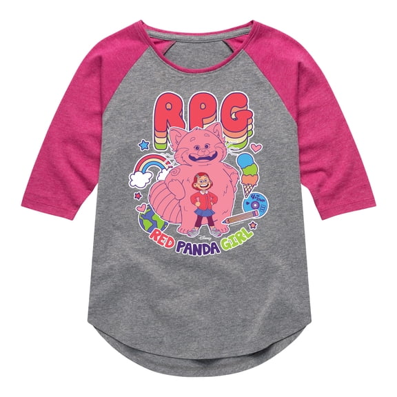 Turning Red - Red Panda Girl - Youth Raglan Graphic T-Shirt
