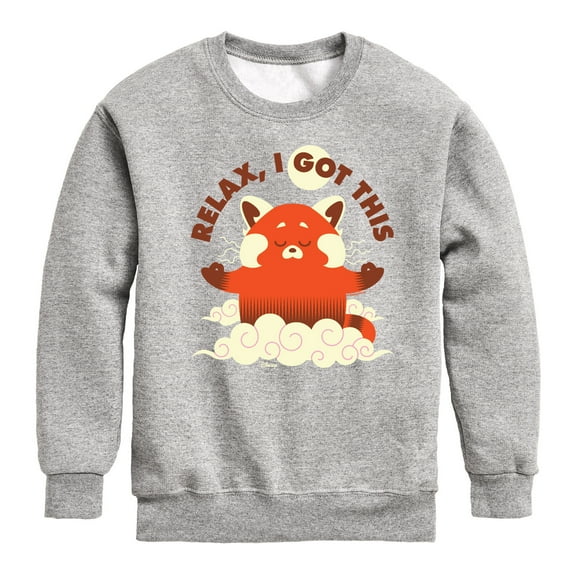 Turning Red - Relax I Got This - Youth Crewneck Fleece Sweatshirt